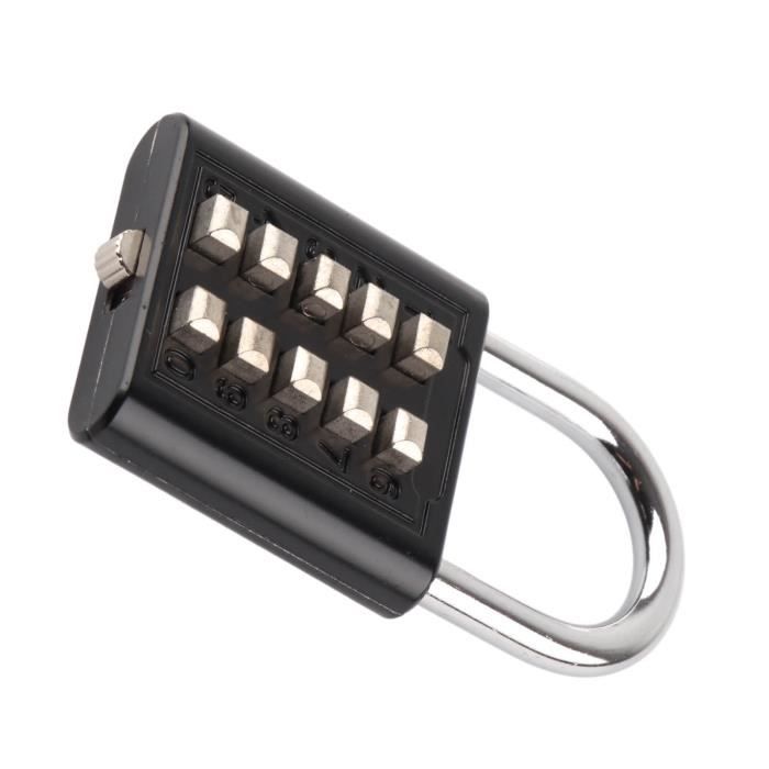 Antivol Vélo En U, Cadenas Vélos à Code 4 Chiffres Combinaison Réinitialisable Antivole Pour