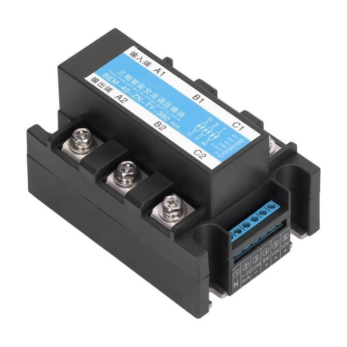 Régulateur De Tension SSR 100A 24 à 380V AC Valeur De Résistance