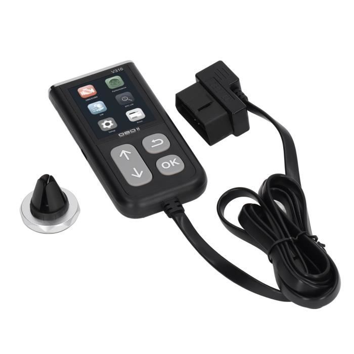 Lecteur De Codes Erreur OBD2 - Scanner Diagnostic Voiture - Compatible Windows 7, Facile à Utiliser