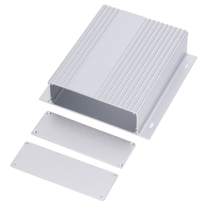 Boîtier Projet En Alliage D'aluminium 45x122x160 Mm - Pour Carte électronique, Décodeur, Projet DIY - Dissipation Thermique Et Blindage - 3