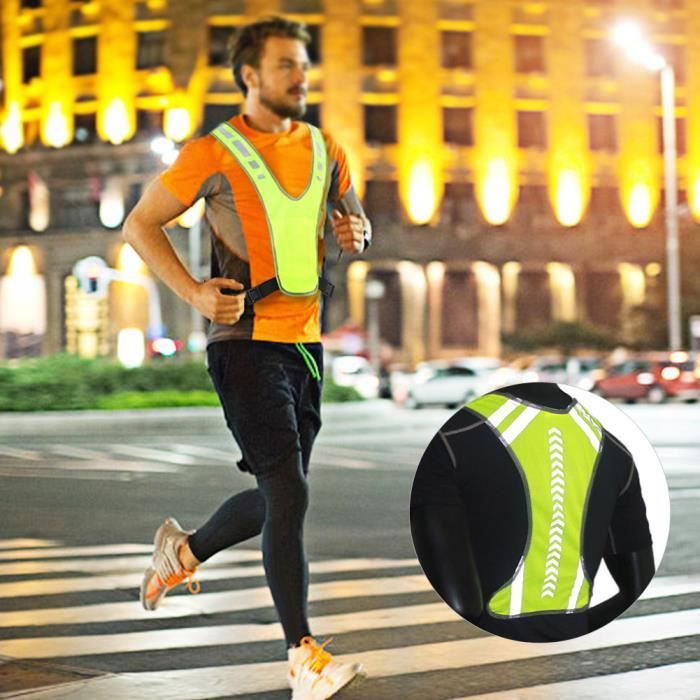Veste reflechissante course a pied 2025