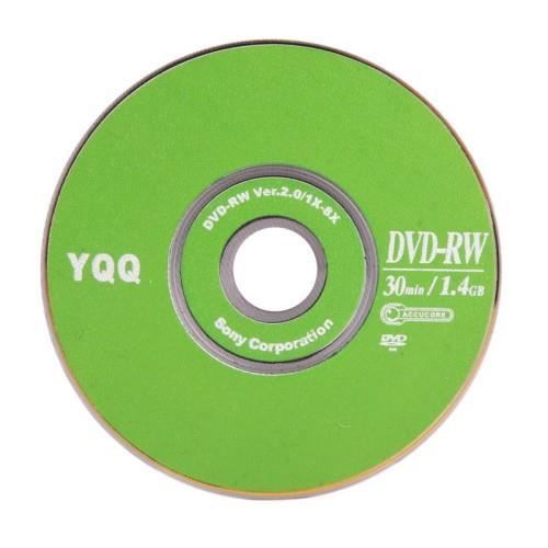 Pack de 10 Mini DVDRW vierge 1.4GB/30min/8cm Cdiscount Informatique