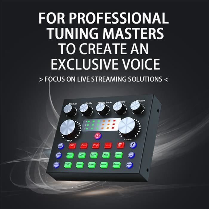 ALL11764-V8S Live External Sound Card Voice Changer Sound Card ...