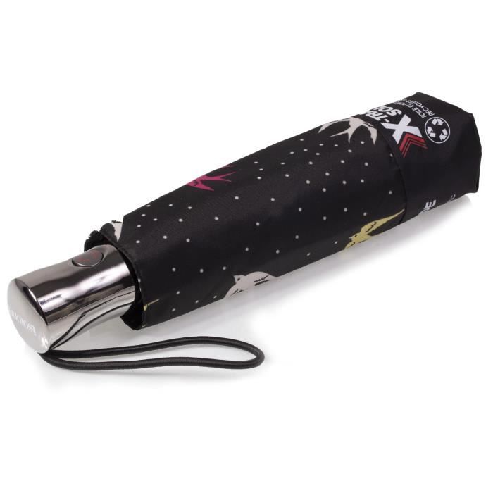 Isotoner Parapluie x-tra solide anti retournements oiseaux femme