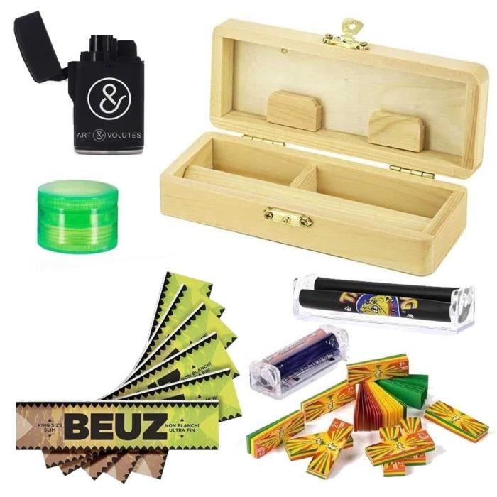 Pack Ultime Roll Tray Spliff Box Ultimate T1 Avec Feuilles Slim