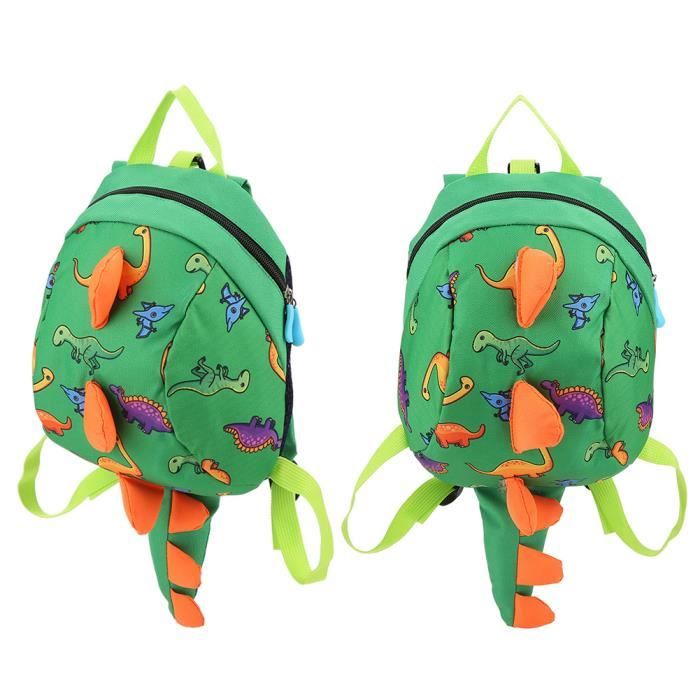 Sac De Couchage Enfant 160x60 Cm – Dino Cartoon – Polyester Doux – Pour 3-10 Ans – Idéal Camping, Pyjama Party – Portable Et Léger
