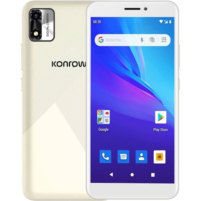 Smartphone Konrow Star 55 Plus 4G Double SIM, Ecran 5,45'' QHD, 16Go