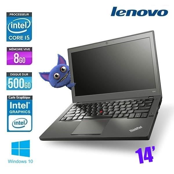 LENOVO THINKPAD T450 I5 5300 2.3Ghz 8GO 500GO - Lenovo