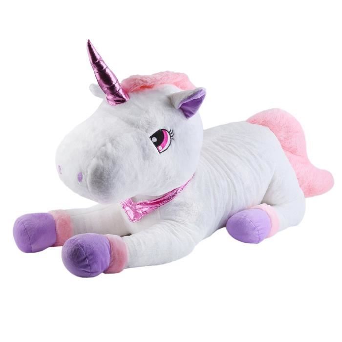 Peluche Licorne 100cm Jouet Belle Animal Fairy Tale Style Pour