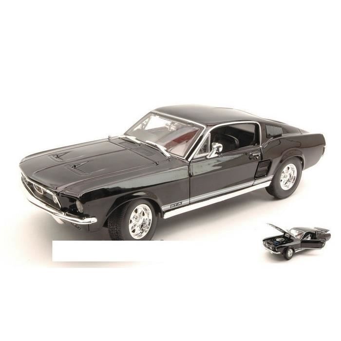 Modèle réduit de voiture - MAISTO - Ford Mustang GTA Fastback 1967 - Noir - 1:18