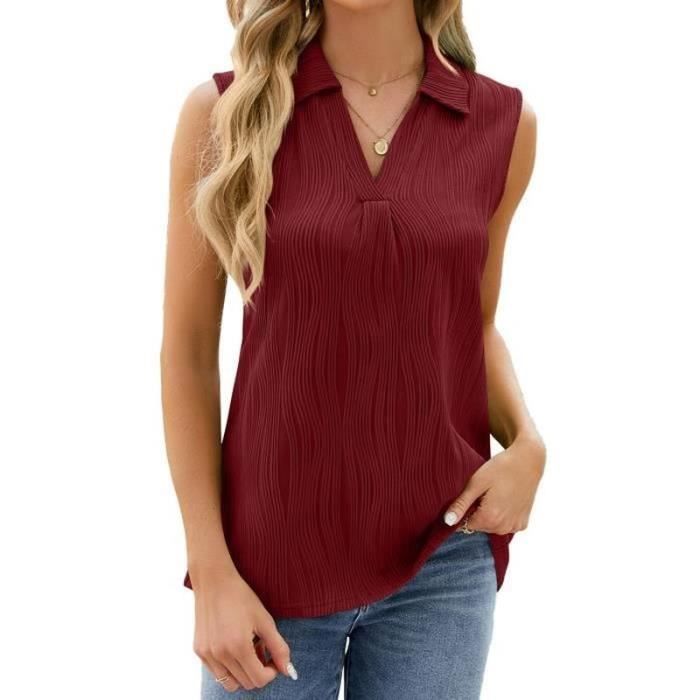 Debardeur femme bordeaux deals