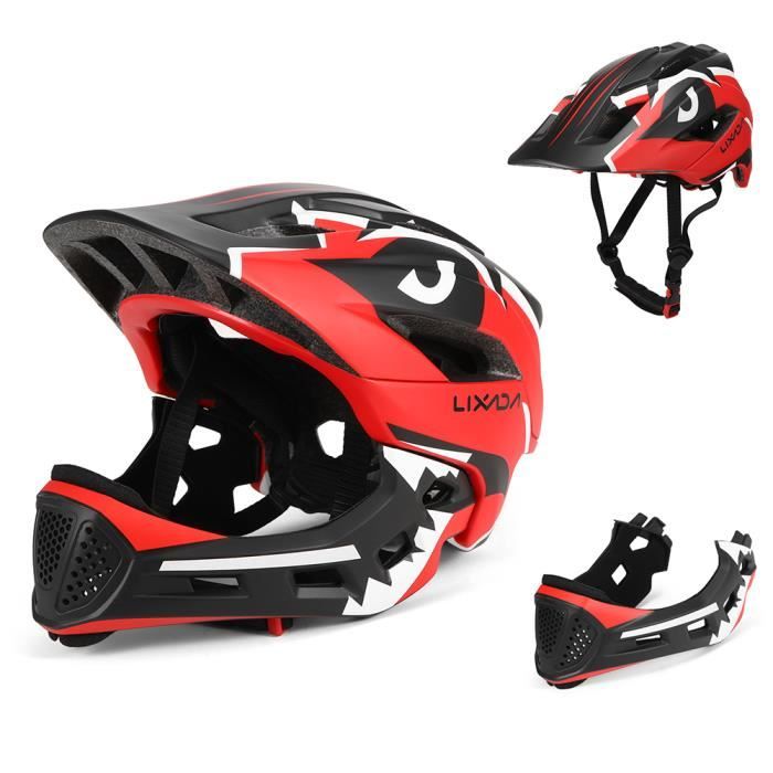 Lixada Enfants Casque Integral Detachable Casque De Securite Sportive Pour Velo Skateboarding Roller Skating Prix Pas Cher Cdiscount