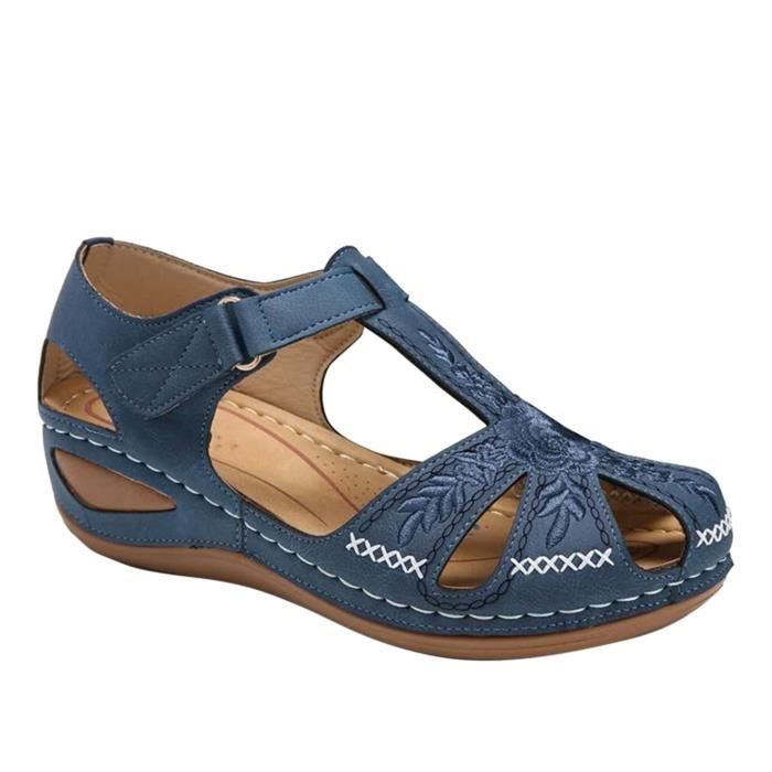 Pantoufle femme talon compensé Clearance