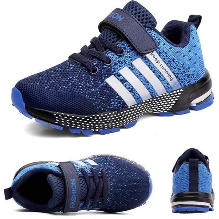 Baskets Enfant ECELEN lh1007crfwq07yh Bleu Respirant Sport