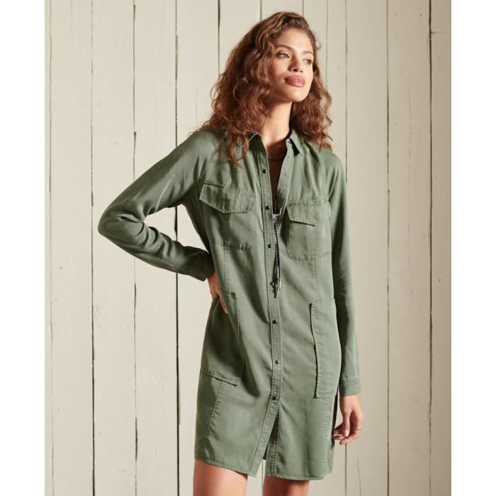 Chemise robe oversize femme discount