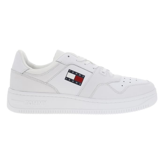 Baskets en cuir Tommy Hilfiger Accessoires Blanc