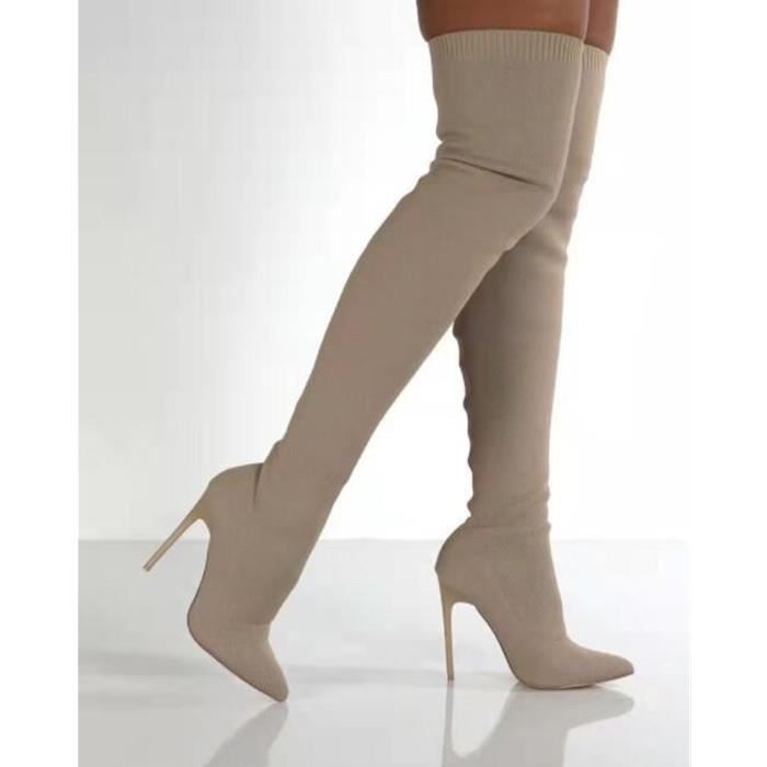 Cuissardes beige femme 2025