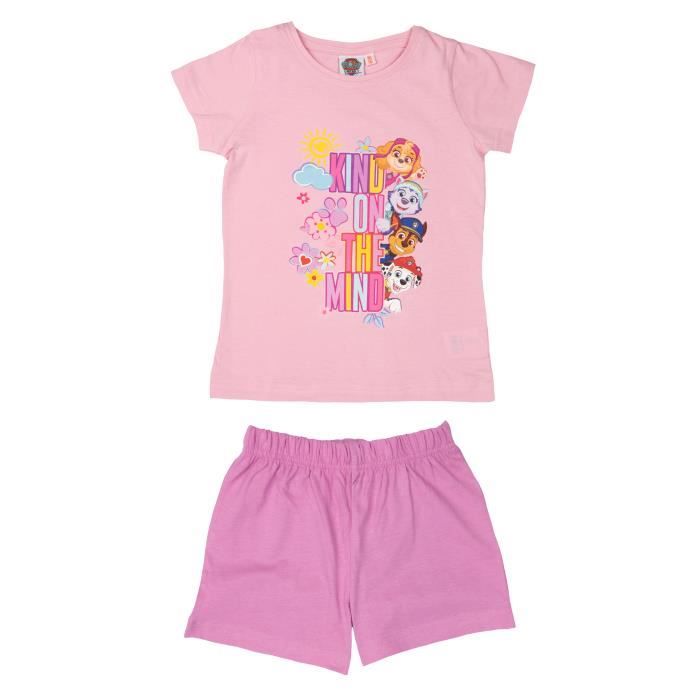 Pyjama fille PAW Patrol La Pat Patrouille ensemble T shirt