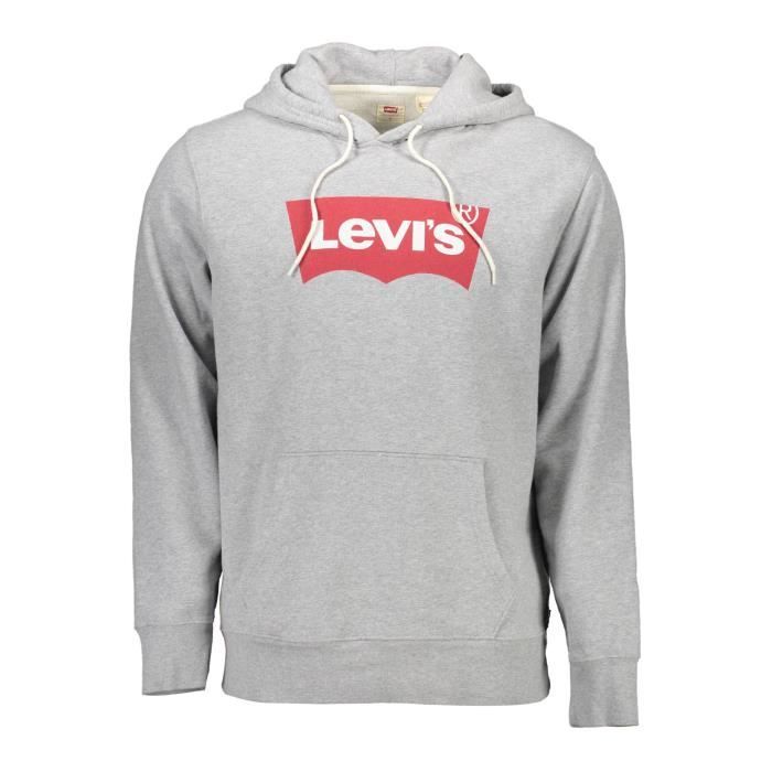 LEVI S Pull molleton Homme Gris Textile SF925