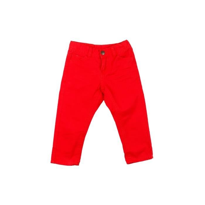 Pantalon enfant Charanga Purban - rouge Rouge - Prêt-à-Porter
