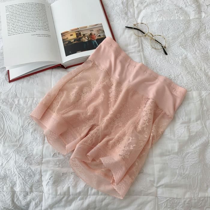 4How Culotte Short sous Jupe Robe Anti-Chute Femme Short de Sécurité Taille Haute Dentelle en 4How Culotte Short sous Jupe Robe Anti-Chute Femme Short de Sécurité Taille Haute Dentelle en