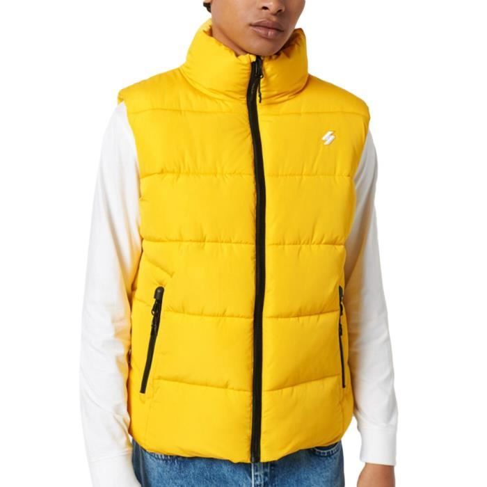 Doudoune sans manches Jaune Homme Superdry Sports Puffer Jaune