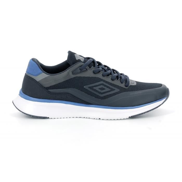 Umbro Baskets basses Um Priam - UMBRO - Homme - Marine - Blanc - Lacets - Plat - Adulte - Synthétique