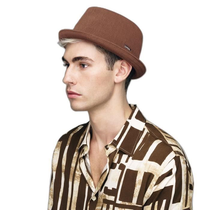 Chapeau Kangol Bamboo Mowbray mahogany L Mahogany Cdiscount Pret a Porter