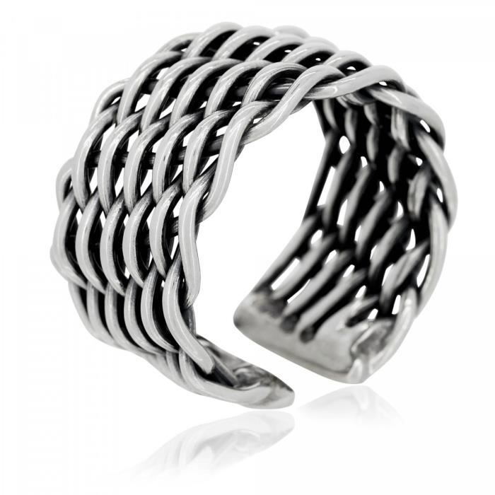 Bague ajustable sale homme