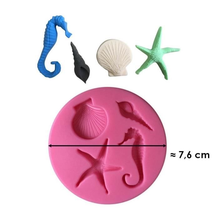 Moule Silicone 3d Etoile De Mer Pate A Sucre Cake Design Decoration Gateau Cdiscount Maison