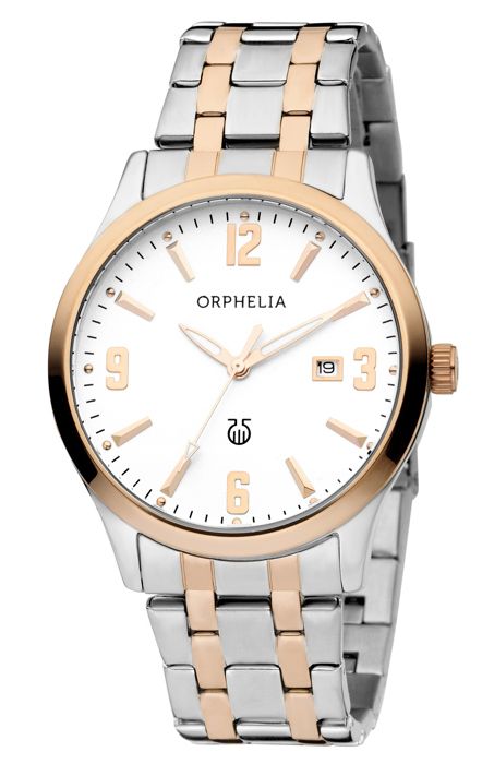 ORPHELIA - Montre Hommes - Quartz - Analogique - Bracelet en Acier inoxydable - Multicolore - OR62607