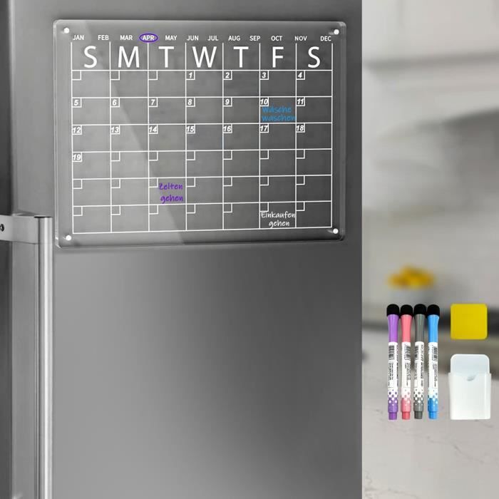 Tableau De Enu Agnétique Effaçable à Sec Pour Réfrigérateur