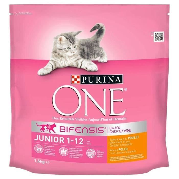 Purina One Croquettes Chat Junior 1 A 12 Mois Poulet 1 5kg Lot De 3 Cdiscount Purina One Croquettes Chat Junior 1 A 12 Mois Poulet 1 5kg Lot De 3 Cdiscount