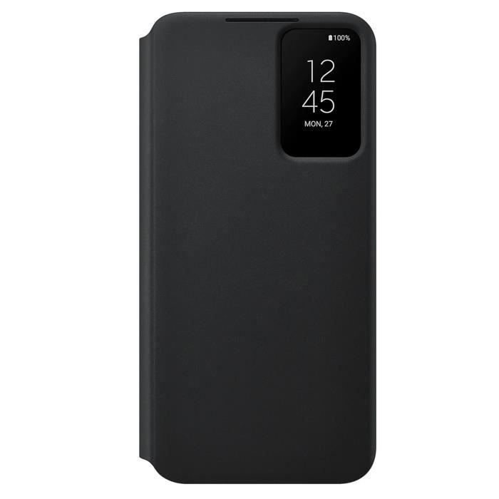 Samsung galaxy s22 smart clear view cover black Outlet