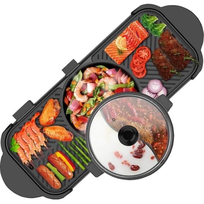 Poêle électrique Multifonction Royal Swiss - 42 Cm, 1500 W - Pour Pizzas, Grill, Maintien Au Chaud