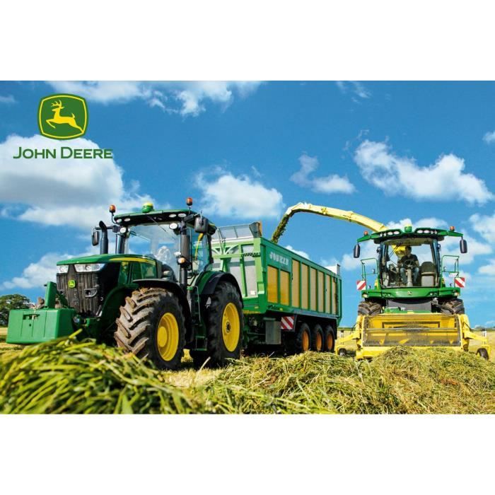 Schmidt Spiele Puzzle 100 Pieces John Deere Et Tracteur Cdiscount Jeux Jouets