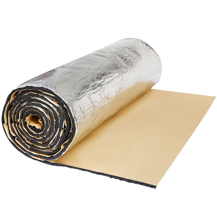 Tapis Isolant Acoustique Sourcing Map 10mm - 300x100cm, Insonorisation Voiture, Mousse Fermée Imperméable