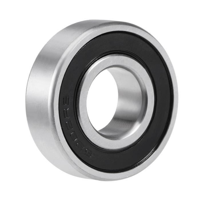 sourcing map 6202-12-2RS cuscinetti a sfera profondi della leva sigillati doppi dell'acciaio al cromo Z2 del cuscinetto a sfera 12x35x11mm