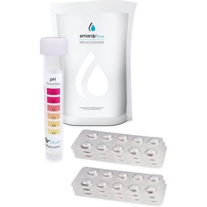 Bestlvngs Pool-Wassertest Pool Testkt Chlor / PH Wert, 20-tlg., Pool Testkt - Messung Von Chlor Und Ph Wert 20 Messtabletten
