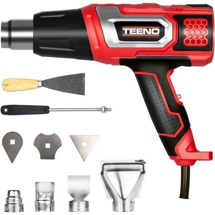 Décapeur thermique TEENO® 2000W - Coffret 8 accessoires