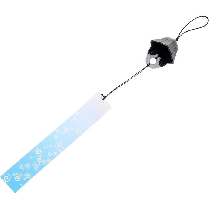 Carillon à Vent Métal Loup - Décoration Jardin 96 Cm - Cadeau Original Homme/Femme - Anniversaire, Décès, Festival