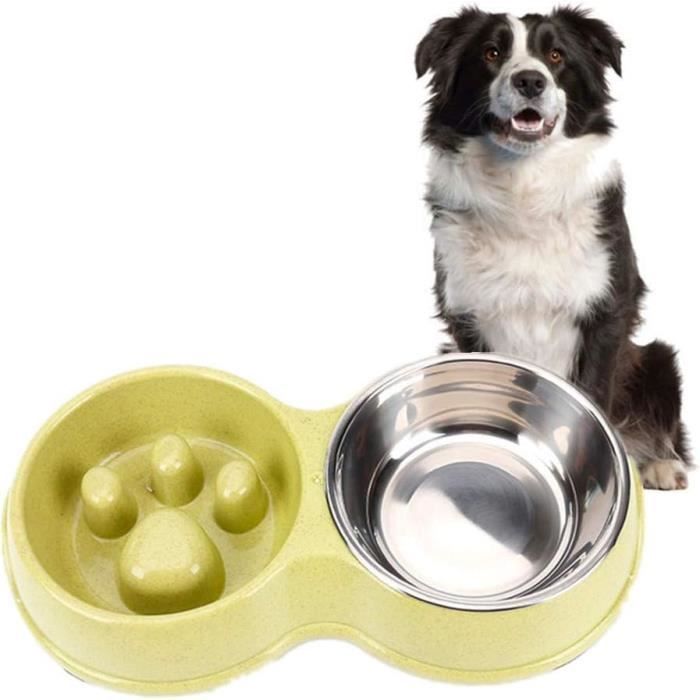 Insert Anti-glouton Pour Gamelle Chien - En Silicone Avec Ventouses, Ralentit La Prise De Nourriture, Facile à Nettoyer