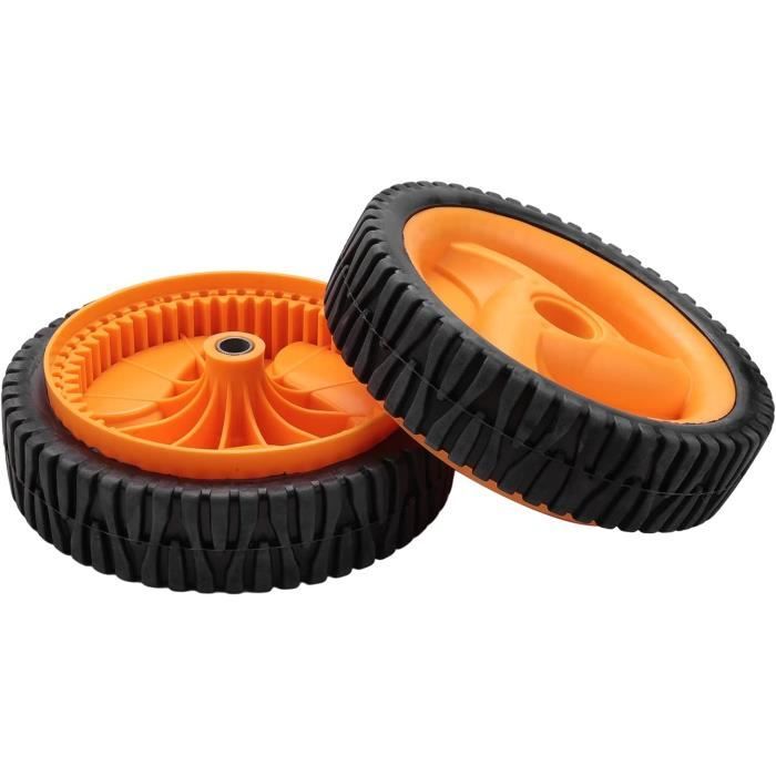 2 Ruote Per Tosaerba Husqvarna - Gomma Nera 196x45mm - Ricambio Originale - Foto 4