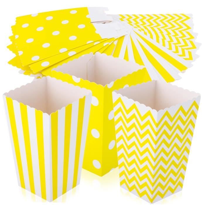 Miniature Nourriture Barbie – Lot De 6 Seaux à Pop-corn Et Sacs Multicolores, échelle 1:6/1:12, Résine