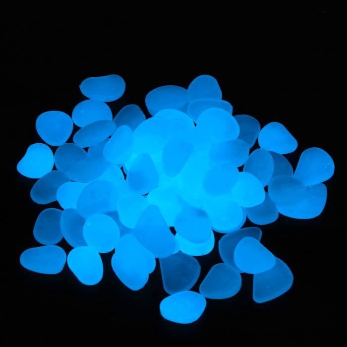 10000 Pierres Lumineuses 3-5mm - Cailloux Brillants Jardin/Allée/Aquarium - Résine Écologique