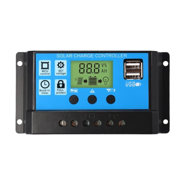 Epever MPPT Régulateur de charge solaire 20A 12V 24V Auto Panneau solaire Régulateur de chargement avec