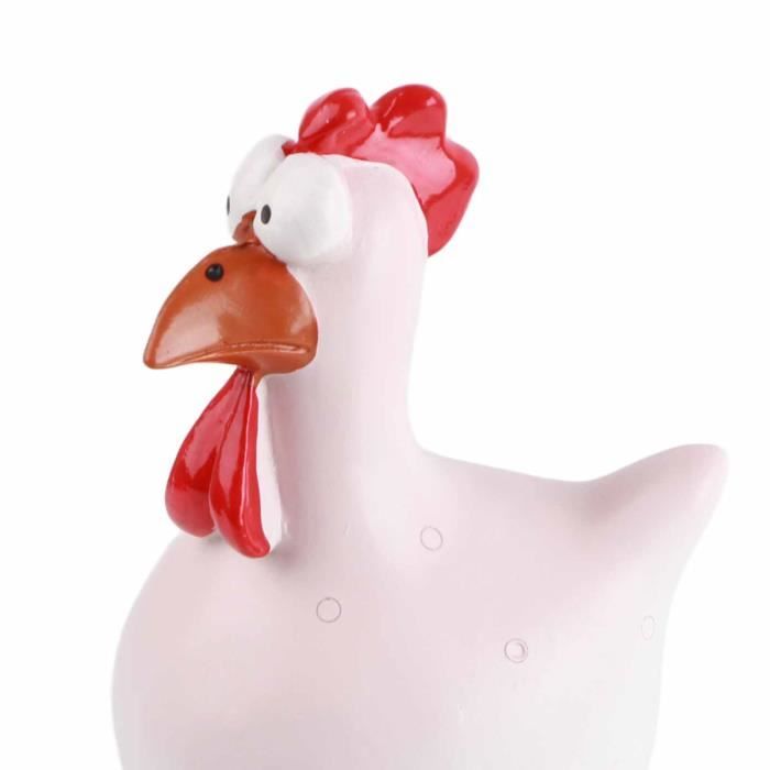 Statue De Jardin En Forme De Coq, Décoration D'animaux De La Ferme, Sculpture De Poulet Pour Jardin, Terrasse, Cuisine, Décoration Et Décoration De Pelouse