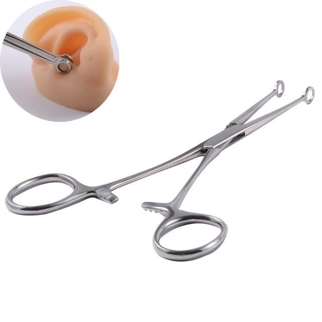 Pince Triangle Ouverture Piercing En Acier Inoxydable - Outil Pour Oreille Nez Lèvre Langue