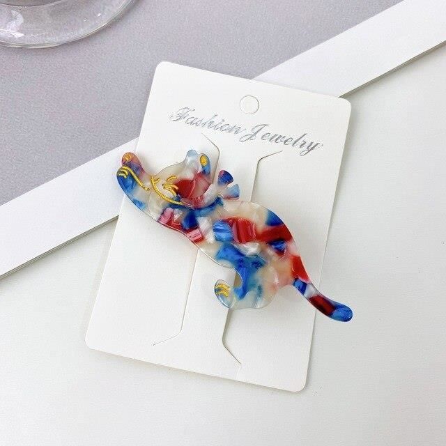 2 Pinces à Cheveux Barrettes Fantaisie Avec Boucles D'oreilles Assorties - Alliage, Neuf Avec étiquettes