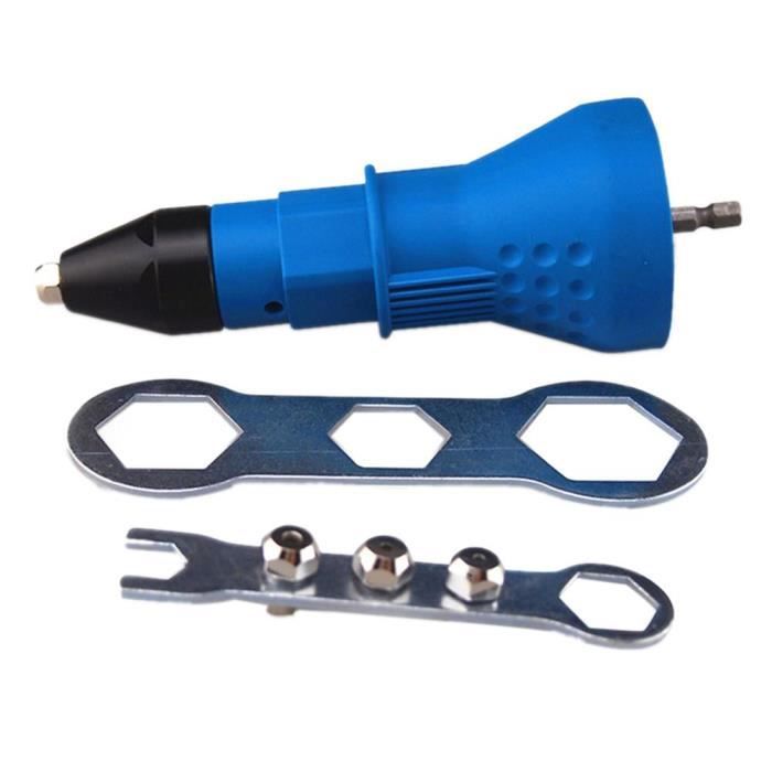 RIVEUTEUSE,FranceRivet électrique pour perceuse sans fil, outil de rivetage pour perceuse sans